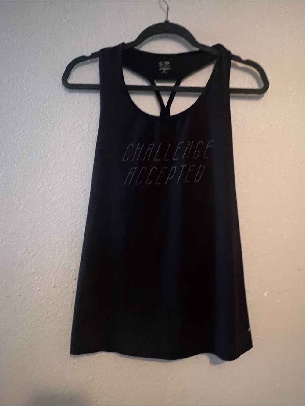 Champion Black Women's 'Challenge Accepted' Tank Top